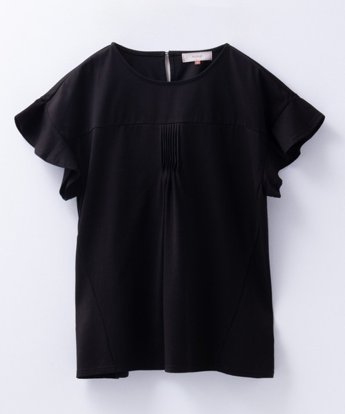 HusHusH（ハッシュアッシュ）の「【 UVカット 吸水速乾 】 HusHusH ハッシュアッシュ フレアスリーブTシャツ（Tシャツ/カットソー・レディース・チャコールグレー/ブラック/ホワイト・M/L）」の7枚目の写真