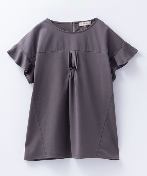 HusHusH（ハッシュアッシュ）の「【 UVカット 吸水速乾 】 HusHusH ハッシュアッシュ フレアスリーブTシャツ（Tシャツ/カットソー・レディース・チャコールグレー/ブラック/ホワイト・M/L）」の12枚目の写真