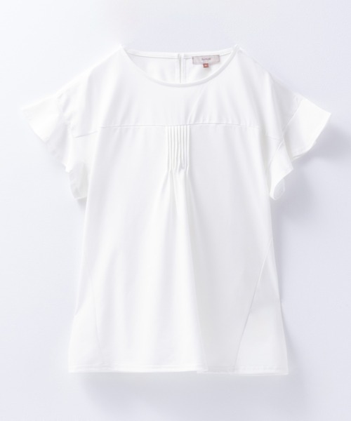 HusHusH（ハッシュアッシュ）の「【 UVカット 吸水速乾 】 HusHusH ハッシュアッシュ フレアスリーブTシャツ（Tシャツ/カットソー・レディース・チャコールグレー/ブラック/ホワイト・M/L）」の19枚目の写真