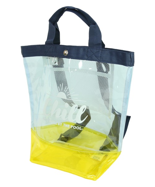 and it_（アンドイット）の「キッズクリア配色2wayリュック（バックパック/リュック・キッズ・オレンジ/ラベンダー/スカイブルー/アイボリー/ピンク・FREE）」の3枚目の写真