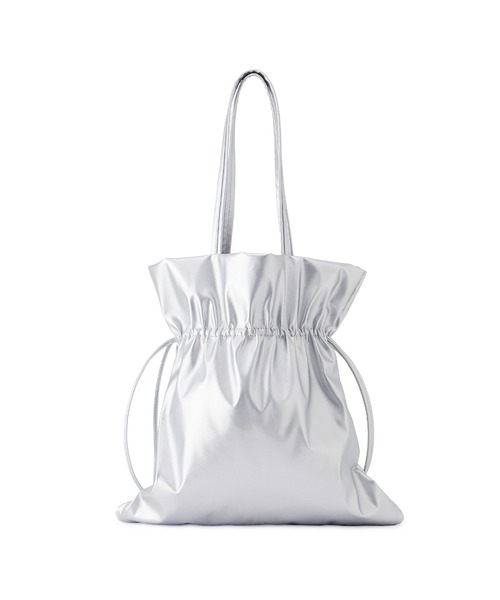 ROPE' PICNIC（ロペピクニック）の「A4対応/シャーリングメタリックトートバッグ（トートバッグ・レディース・ゴールド/シルバー・FREE）」の10枚目の写真