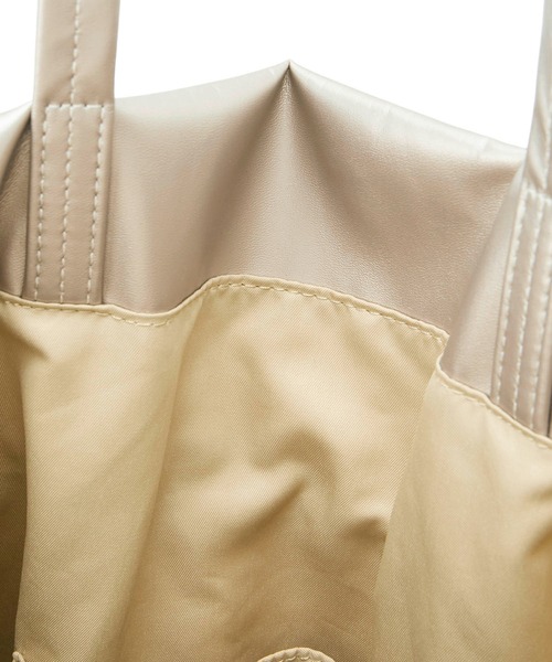 ROPE' PICNIC（ロペピクニック）の「A4対応/シャーリングメタリックトートバッグ（トートバッグ・レディース・ゴールド/シルバー・FREE）」の9枚目の写真