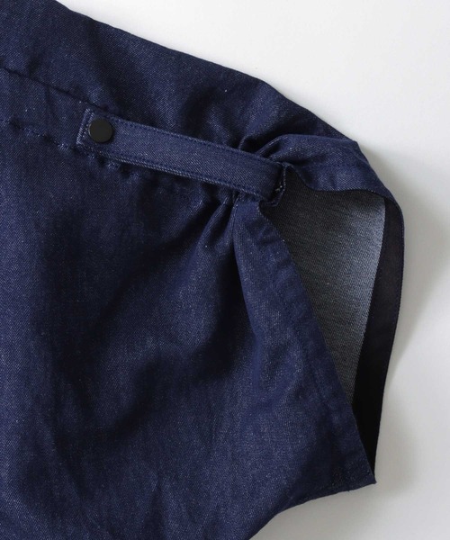 2way collar linen denim blouson(2wayカラーリネンデニムブルゾン)
