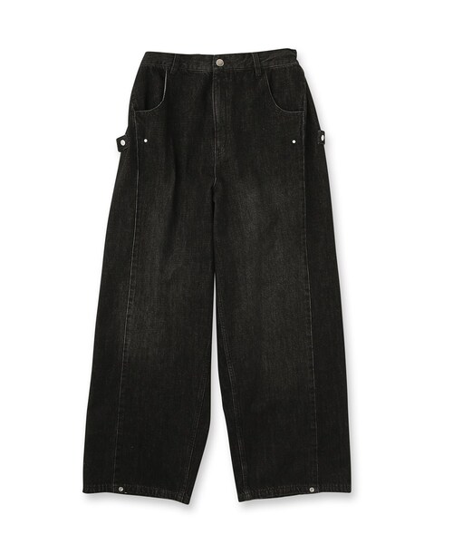 tk.TAKEO KIKUCHI（ティーケータケオキクチ）の「◆サイドコンバーチブルデニム（デニムパンツ・メンズ・チャコールグレー/ブルー・02/03）」の3枚目の写真