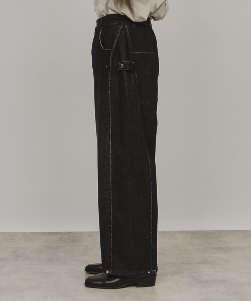 tk.TAKEO KIKUCHI（ティーケータケオキクチ）の「◆サイドコンバーチブルデニム（デニムパンツ・メンズ・チャコールグレー/ブルー・02/03）」の5枚目の写真