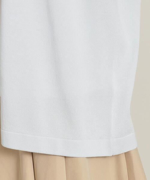 ITS'DEMO（イッツデモ）の「◆【UV／冷感／アンチピリング／手洗い可】着流しニットカーディガン（カーディガン/ボレロ・レディース・ブルー/ブラック/オフホワイト/サックスブルー/ベージュ・00）」の6枚目の写真