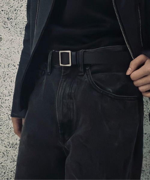 Burner(バーナー)の「【OKUOKU 0909】スクエアバックル 穴なし ベルト oku-belt-583805223127-7 N(ベルト・メンズ・ブラウン/ブラック/グレー・FREE)」の8枚目の写真