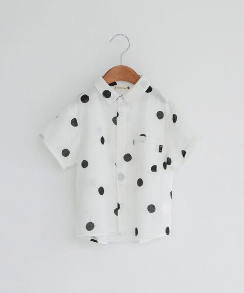 BRANSHES（ブランシェス）の「【b.+A 】金子綾/半袖シャツ（シャツ/ブラウス・キッズ・ブラック/その他1/その他2・120/100/130/110/150/140/90）」の10枚目の写真