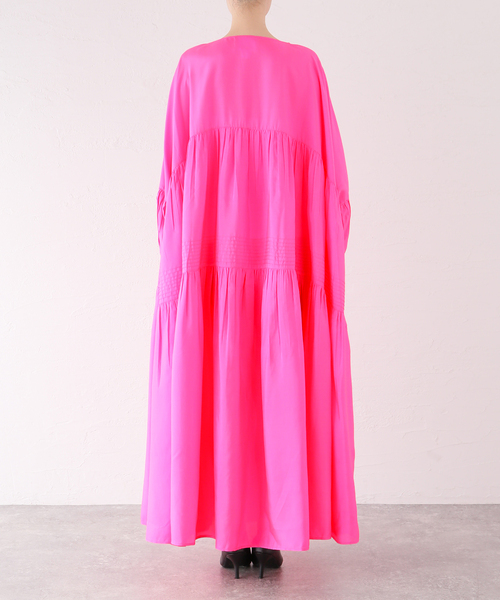 ANAAK(アナーク)の「ANAAK AIRI MAXI DRESS SS24-D0122DH-S:ワンピース(ワンピース・レディース・ピンク・X-SMALL)」の5枚目の写真