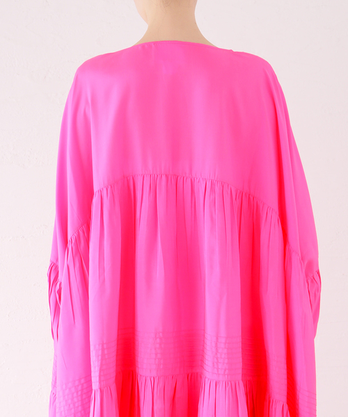 ANAAK(アナーク)の「ANAAK AIRI MAXI DRESS SS24-D0122DH-S:ワンピース(ワンピース・レディース・ピンク・X-SMALL)」の7枚目の写真