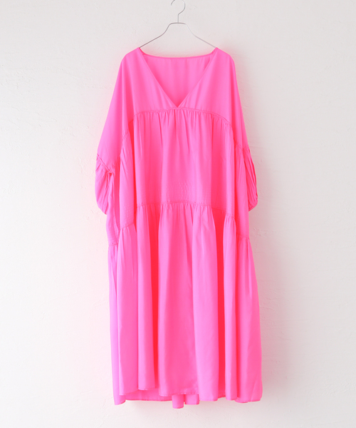 ANAAK(アナーク)の「ANAAK AIRI MAXI DRESS SS24-D0122DH-S:ワンピース(ワンピース・レディース・ピンク・X-SMALL)」の11枚目の写真