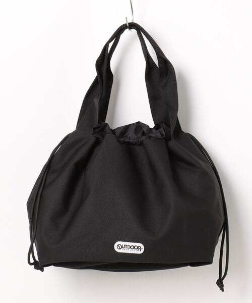 ＪＵＧＬＡＮＳ（ユグランス）の「【OUTDOOR PRODUCTS】巾着トートバッグ（トートバッグ・レディース・ベージュ/ブラック・FREE）」の2枚目の写真