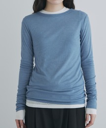 kiehtova | 【kiehtova】sheer long tops シアートップス　カットソー(Tシャツ/カットソー)