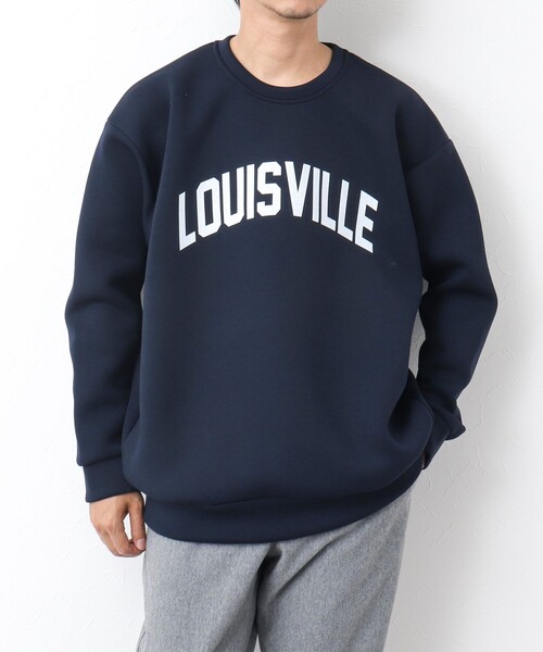 GOOD ROCK SPEED(グッドロックスピード)の「【Good Rock Speed/グッドロックスピード】LOUISVILLE ダンボールロゴスウェット(スウェット・メンズ・ネイビー/ブラック/グレー・S/M/L)」の6枚目の写真