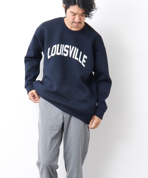 GOOD ROCK SPEED(グッドロックスピード)の「【Good Rock Speed/グッドロックスピード】LOUISVILLE ダンボールロゴスウェット(スウェット・メンズ・ネイビー/ブラック/グレー・S/M/L)」の12枚目の写真