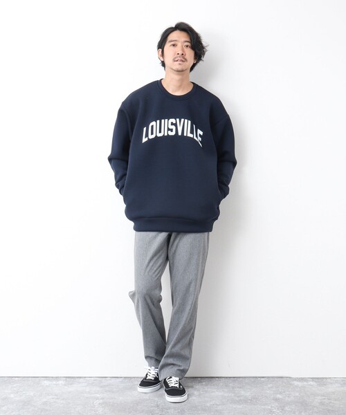 GOOD ROCK SPEED(グッドロックスピード)の「【Good Rock Speed/グッドロックスピード】LOUISVILLE ダンボールロゴスウェット(スウェット・メンズ・ネイビー/ブラック/グレー・S/M/L)」の15枚目の写真