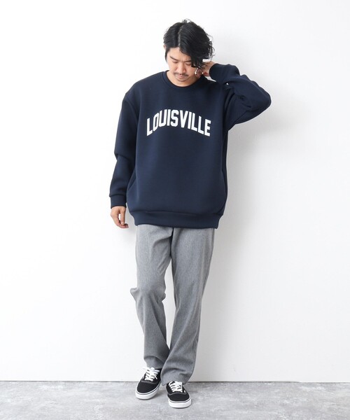 GOOD ROCK SPEED(グッドロックスピード)の「【Good Rock Speed/グッドロックスピード】LOUISVILLE ダンボールロゴスウェット(スウェット・メンズ・ネイビー/ブラック/グレー・S/M/L)」の17枚目の写真
