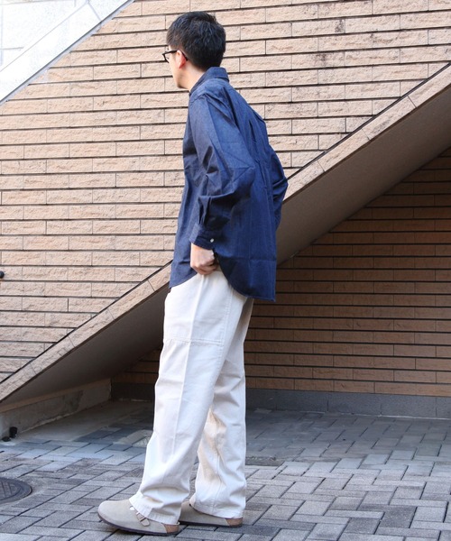 セール】DANTON/ダントン デニム ボタンダウンシャツ DENIM BUTTONDOWN