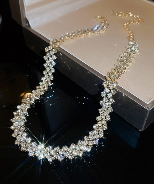 ダイヤモンドチョーカーネックレス（ネックレス）｜mebole（メボレ）の