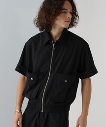 HARE | ポケットデザインショートシャツブルゾン(HARE)(シャツ/ブラウス)