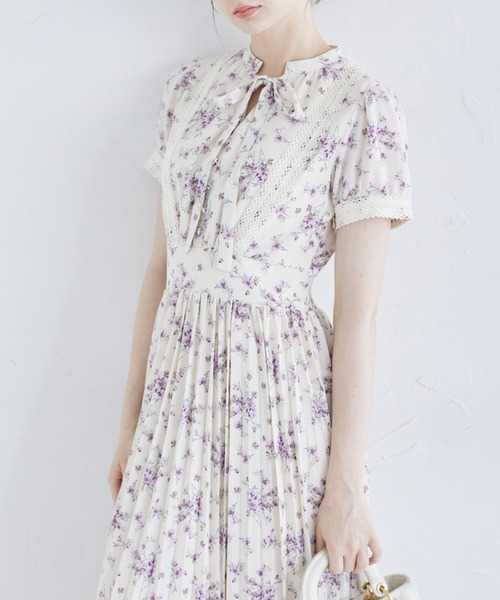 tocco closet（トッコ クローゼット）の「りぼん付きラインレース
