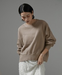 SALON adam et rope' | 【WEB限定カラー】ビンテージライクフォルムクロップドスウェット(スウェット)