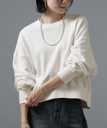 SALON adam et rope' | 【一部WEB限定カラー】ビンテージライクフォルムクロップドスウェット(スウェット)