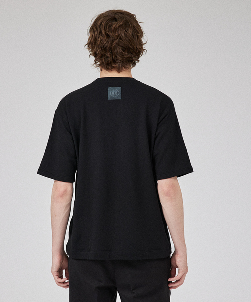 DESIGNWORKS(デザインワークス)の「【テンセルベア】 裏毛 半袖 Tシャツ(Tシャツ/カットソー・メンズ・チャコールグレー/グレー/オフホワイト/ブラック・46/48/50)」の7枚目の写真