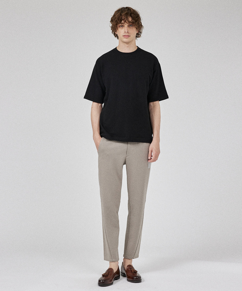 DESIGNWORKS(デザインワークス)の「【テンセルベア】 裏毛 半袖 Tシャツ(Tシャツ/カットソー・メンズ・チャコールグレー/グレー/オフホワイト/ブラック・46/48/50)」の13枚目の写真