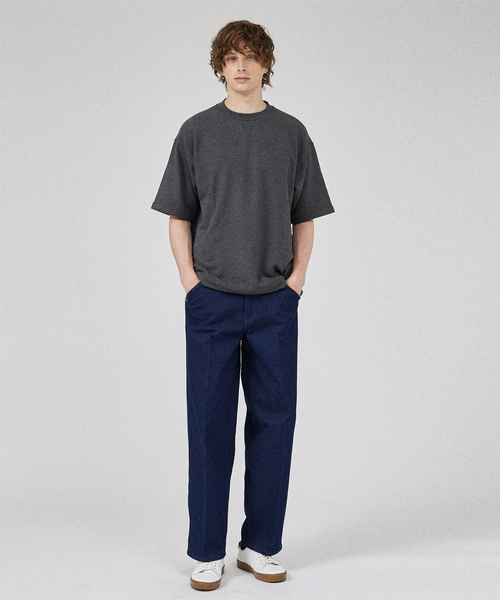 DESIGNWORKS(デザインワークス)の「【テンセルベア】 裏毛 半袖 Tシャツ(Tシャツ/カットソー・メンズ・チャコールグレー/グレー/オフホワイト/ブラック・46/48/50)」の17枚目の写真