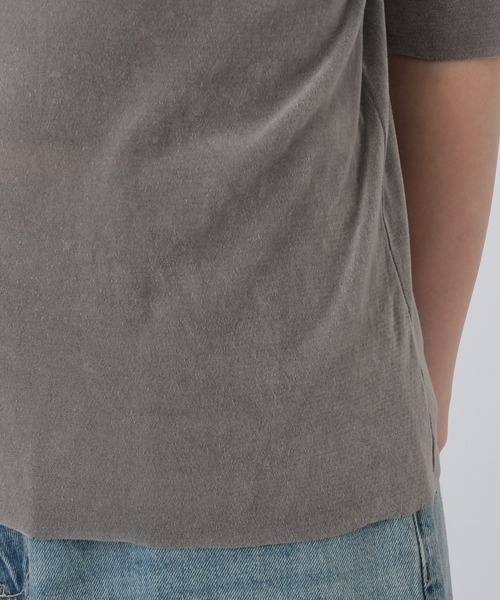 A part by（アパートバイ）の「ベロアプルオーバー_5分袖（Tシャツ/カットソー・レディース・ブラック/ライトグレー/ブルー/ボルドー・FREE）」の16枚目の写真