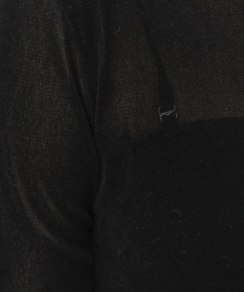 A part by（アパートバイ）の「ベロアプルオーバー_5分袖（Tシャツ/カットソー・レディース・ブラック/ライトグレー/ブルー/ボルドー・FREE）」の18枚目の写真