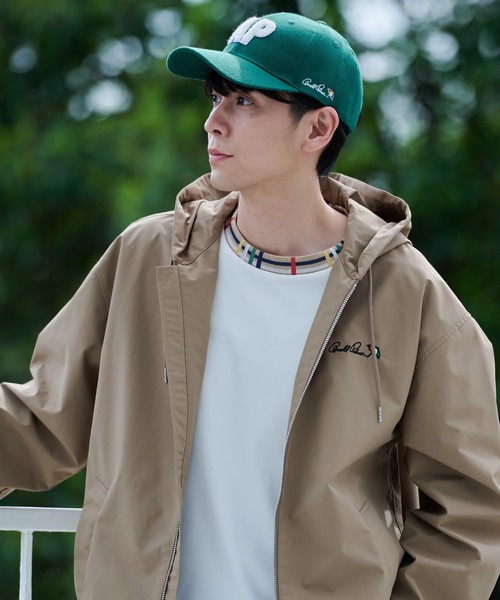 Arnold Palmer（アーノルドパーマー）の「ポリエステルツイル APモチーフ シェア キャップ（キャップ・レディース・ベージュ/ネイビー/グリーン・F）」の3枚目の写真