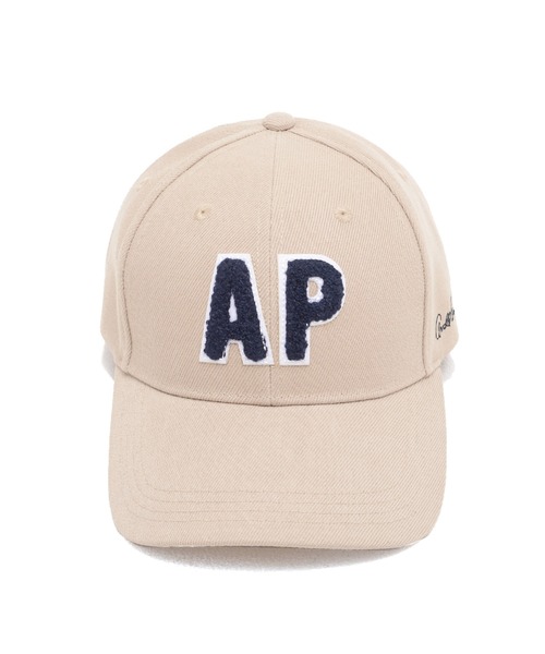 Arnold Palmer（アーノルドパーマー）の「ポリエステルツイル APモチーフ シェア キャップ（キャップ・レディース・ベージュ/ネイビー/グリーン・F）」の4枚目の写真