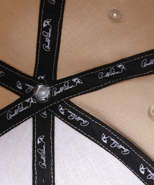 Arnold Palmer（アーノルドパーマー）の「ポリエステルツイル APモチーフ シェア キャップ（キャップ・レディース・ベージュ/ネイビー/グリーン・F）」の9枚目の写真