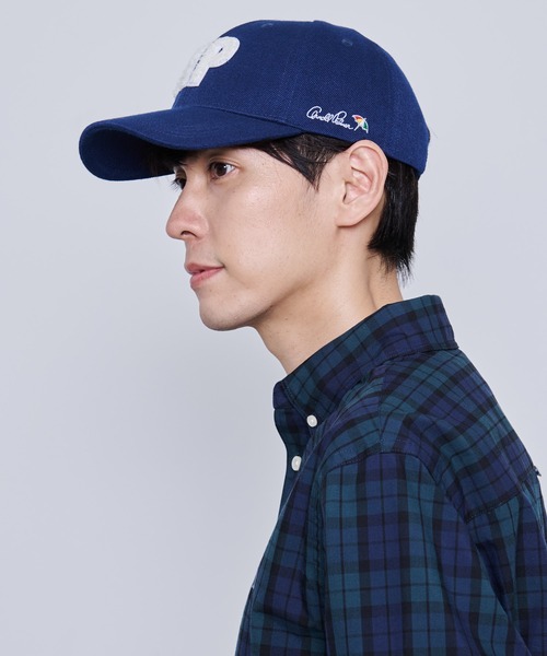 Arnold Palmer（アーノルドパーマー）の「ポリエステルツイル APモチーフ シェア キャップ（キャップ・レディース・ベージュ/ネイビー/グリーン・F）」の12枚目の写真