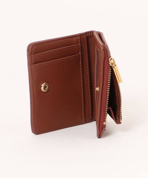フォッシル 二つ折り財布 レディース レザー レッドSL7829223