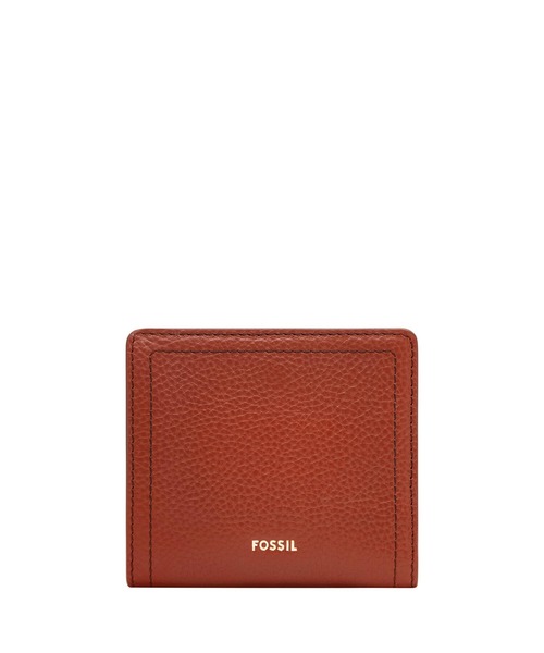 フォッシル 二つ折り財布 レディース レザー レッドSL7829223