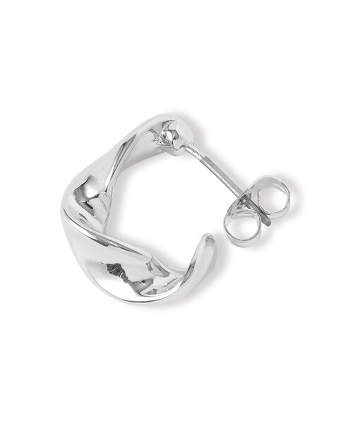 CAST:（キャストコロン）の「ツイストサークルピアス（ピアス（両耳用）・レディース・ゴールド/シルバー・FREE）」の4枚目の写真