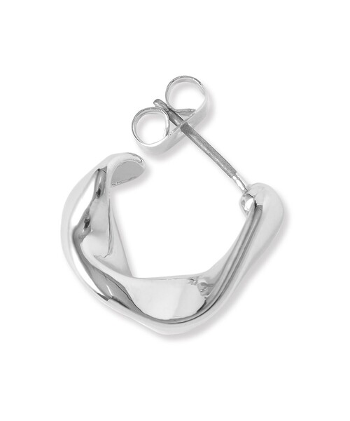 CAST:（キャストコロン）の「ツイストサークルピアス（ピアス（両耳用）・レディース・ゴールド/シルバー・FREE）」の3枚目の写真