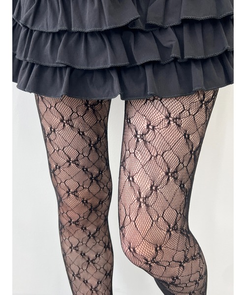 PHILLY（フィリー）の「【PHILLY】レースタイツ（タイツ/ストッキング・レディース・アイボリー/ブラック/ホワイト・FREE）」の18枚目の写真