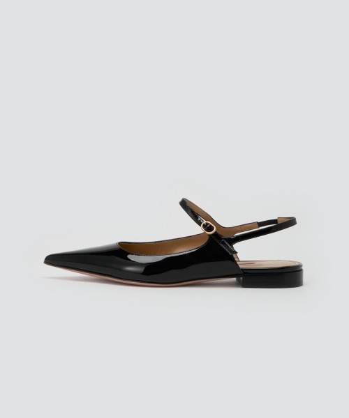 PELLICO（ペリーコ）の「CUORE エナメル バックスリング パンプス 1.0cm BLACK（パンプス・レディース・ブラック・37.5/36.5/37/36/35/38/35.5）」の2枚目の写真