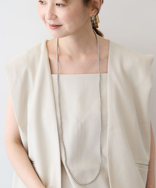 AMERICAN HOLIC（アメリカンホリック）の「メタルボールネックレス（ネックレス・レディース・シルバー・FREE）」の10枚目の写真