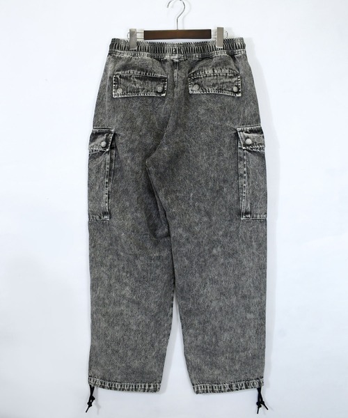 Starting Over（スターティングオーバー）の「vintage like loose fit denim cargo pants/ヴィンテージ ライク ルーズフィット デニム カーゴパンツ（カーゴパンツ・メンズ・ブラック/ケミカルウォッシュ/インディゴブルー/グレー/ワンウォッシュ・M/XL/L）」の7枚目の写真