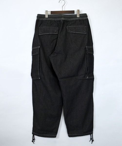 Starting Over（スターティングオーバー）の「vintage like loose fit denim cargo pants/ヴィンテージ ライク ルーズフィット デニム カーゴパンツ（カーゴパンツ・メンズ・ブラック/ケミカルウォッシュ/インディゴブルー/グレー/ワンウォッシュ・M/XL/L）」の6枚目の写真