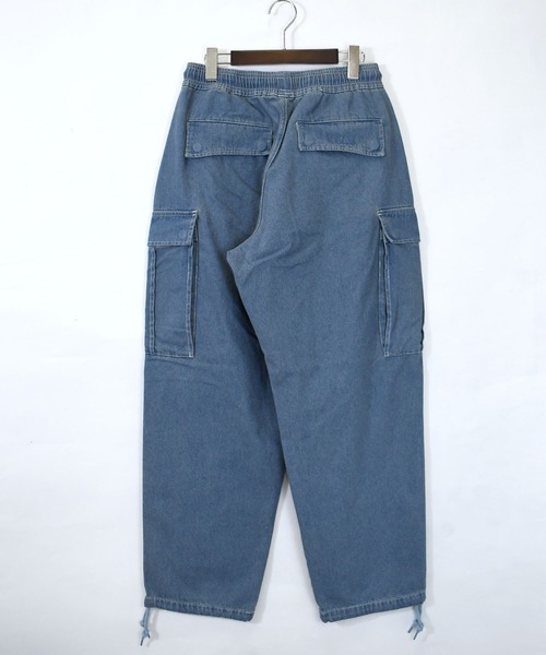 Starting Over（スターティングオーバー）の「vintage like loose fit denim cargo pants/ヴィンテージ ライク ルーズフィット デニム カーゴパンツ（カーゴパンツ・メンズ・ブラック/ケミカルウォッシュ/インディゴブルー/グレー/ワンウォッシュ・M/XL/L）」の8枚目の写真