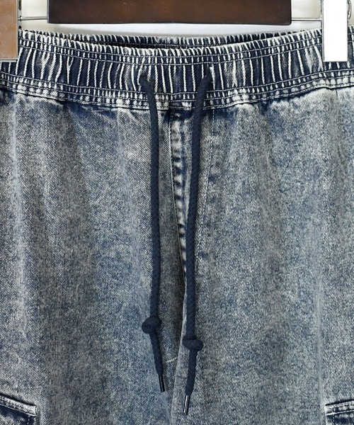 Starting Over（スターティングオーバー）の「vintage like loose fit denim cargo pants/ヴィンテージ ライク ルーズフィット デニム カーゴパンツ（カーゴパンツ・メンズ・ブラック/ケミカルウォッシュ/インディゴブルー/グレー/ワンウォッシュ・M/XL/L）」の11枚目の写真