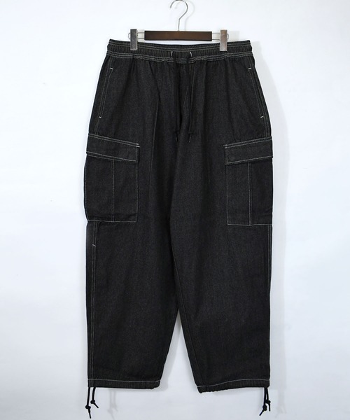 Starting Over（スターティングオーバー）の「vintage like loose fit denim cargo pants/ヴィンテージ ライク ルーズフィット デニム カーゴパンツ（カーゴパンツ・メンズ・ブラック/ケミカルウォッシュ/インディゴブルー/グレー/ワンウォッシュ・M/XL/L）」の20枚目の写真