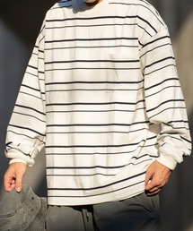 【TOBEE】ヘビーウェイト ロングスリーブ Tシャツ / ボーダー ロンT