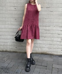 clear | ツイードミニワンピース [ふんわりシルエット]≪2024AW新作≫(ワンピース)